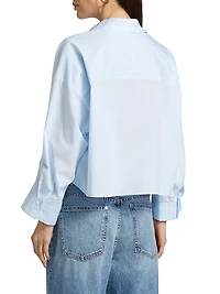 Next Ex Poplin Cropped Shirt