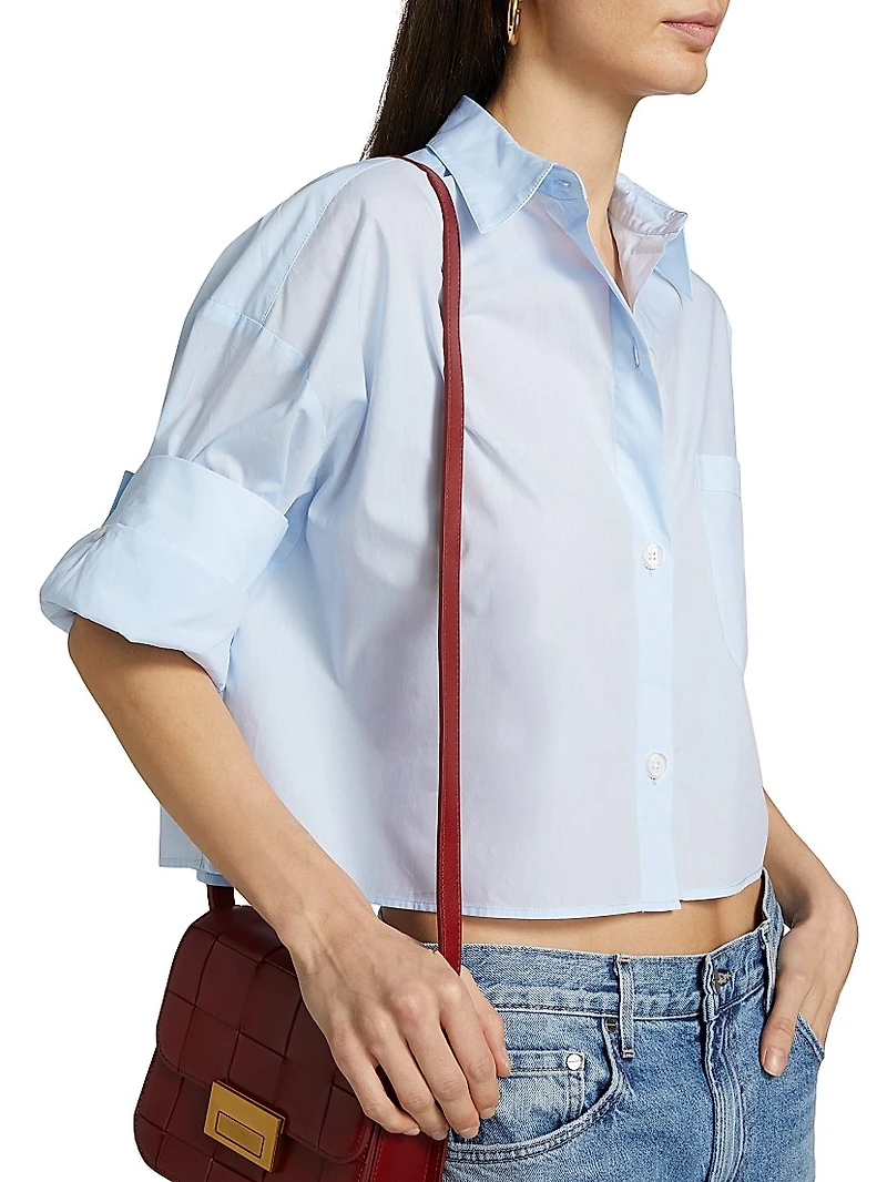 Next Ex Poplin Cropped Shirt