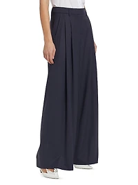 New Didi Wool Wide-Leg Pants