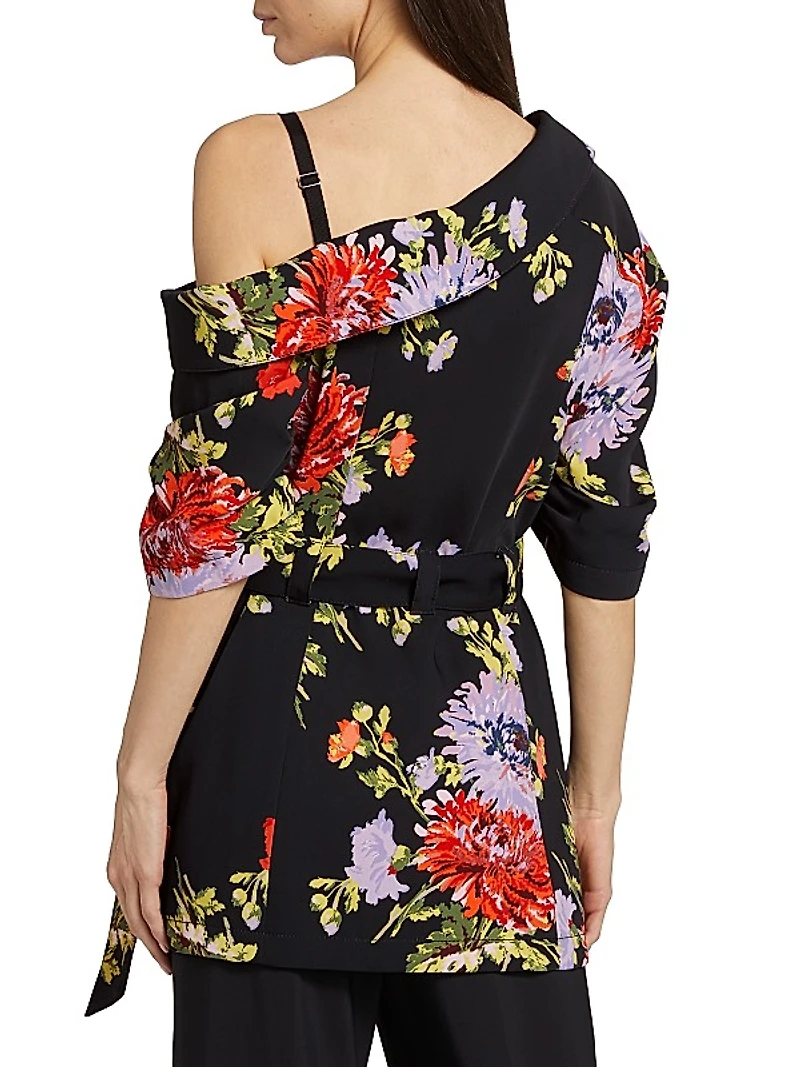 Katie Floral Wrap Jacket