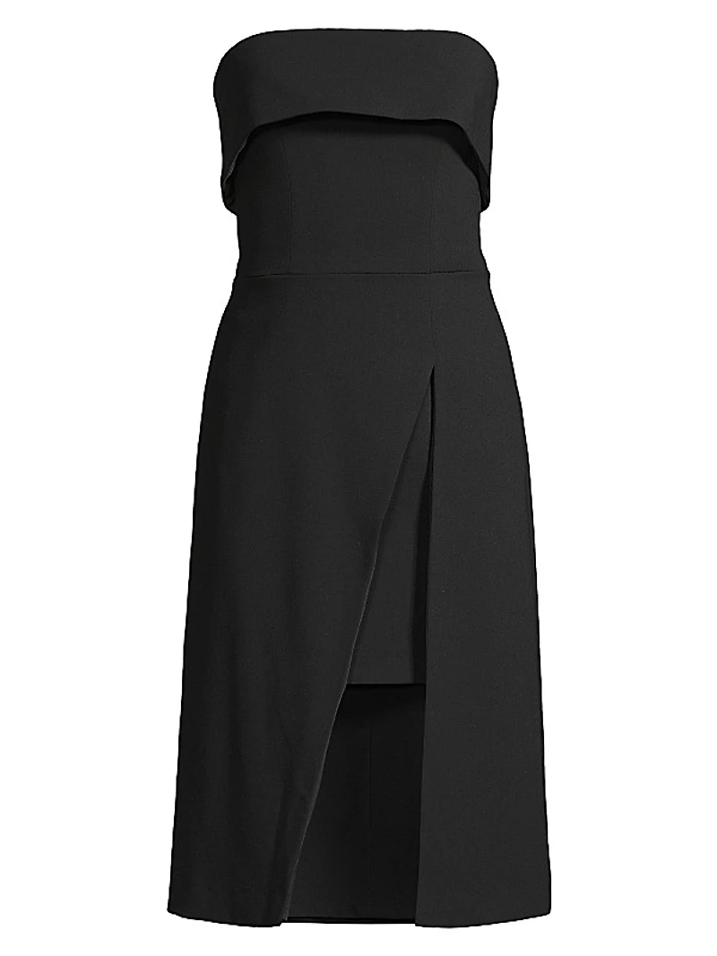 BH Louie Strapless Sheath Dress