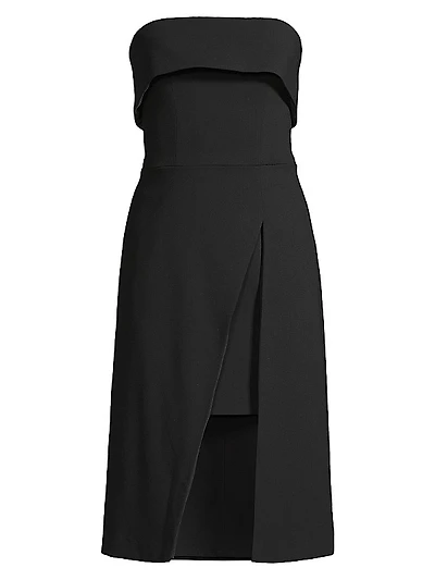 BH Louie Strapless Sheath Dress