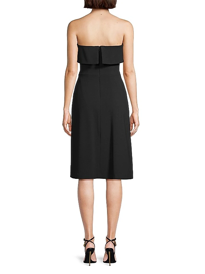 BH Louie Strapless Sheath Dress