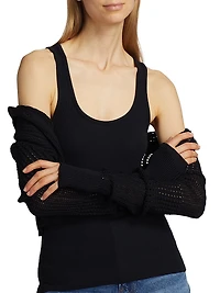 Ribbed Fitted Tank