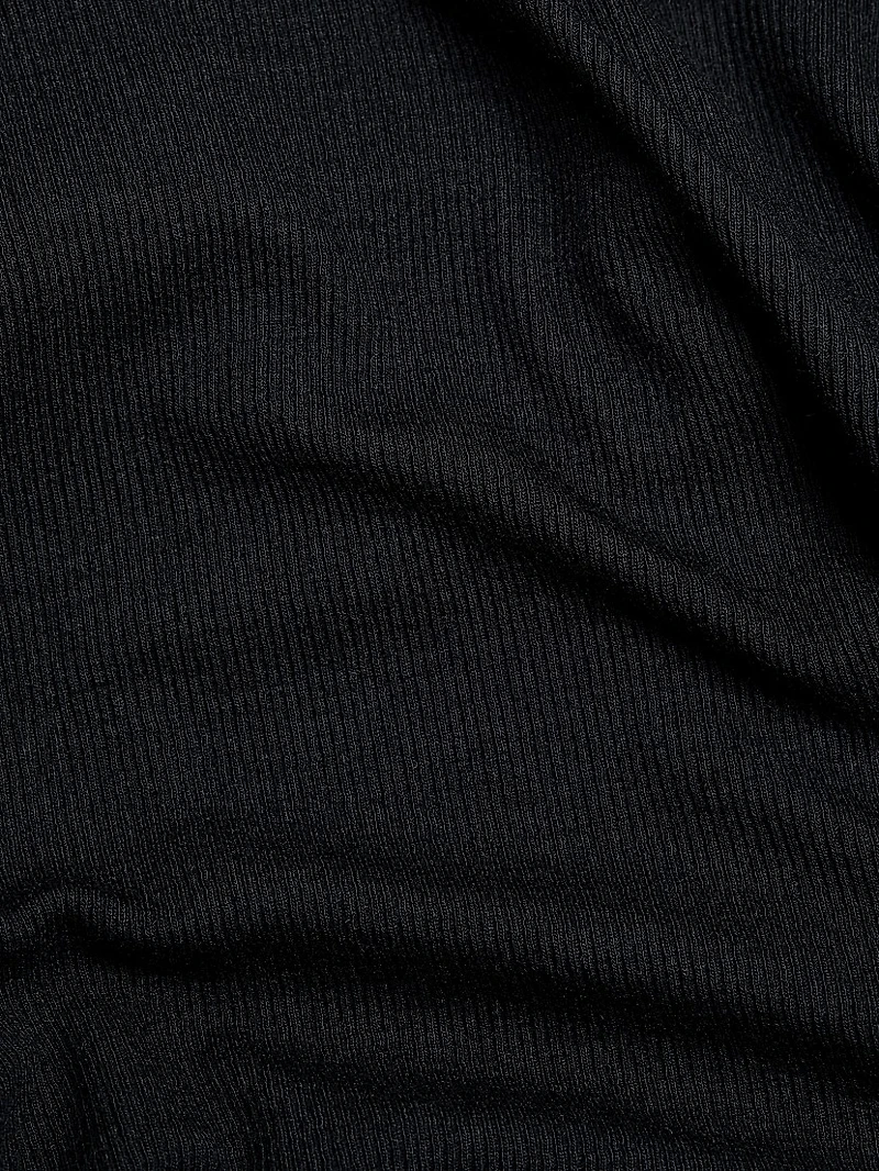 Ribbed Fitted Tank