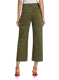 Utilitarian Stretch-Cotton Pants