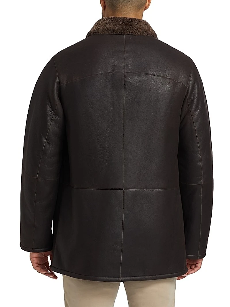 COLLECTION Shearling Car Coat