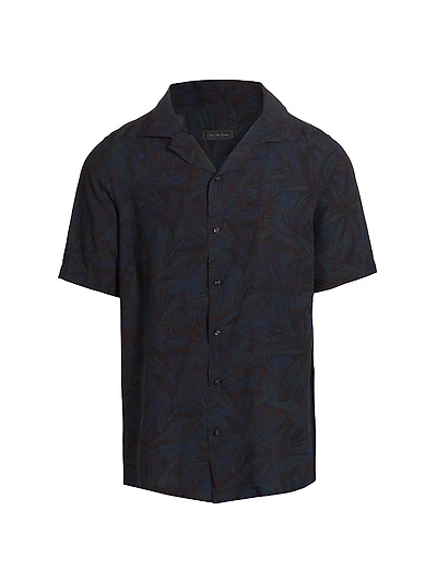 COLLECTION Abstract Leaf Camp Shirt