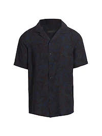 COLLECTION Abstract Leaf Camp Shirt