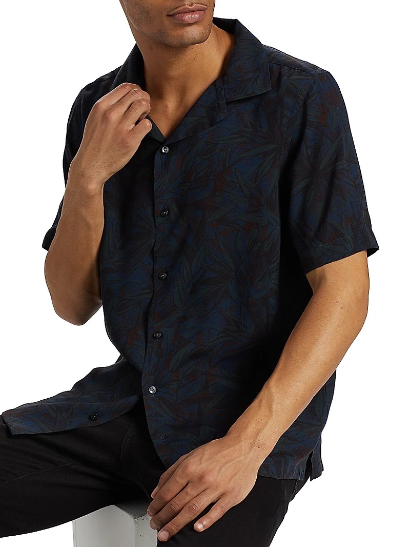 COLLECTION Abstract Leaf Camp Shirt