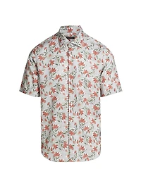 COLLECTION Floral Button-Front Shirt