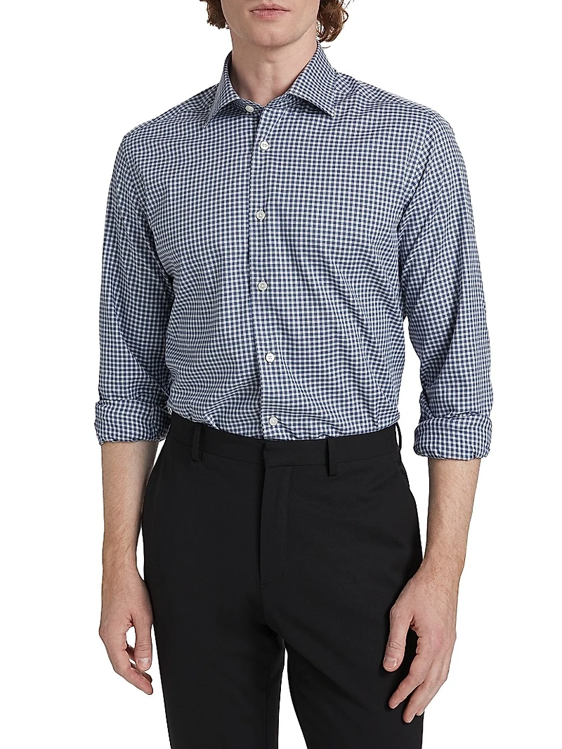 COLLECTION Navy Check Shirt