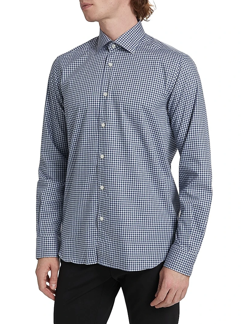 COLLECTION Navy Check Shirt
