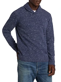 COLLECTION Donegal Shawl Collar Sweater