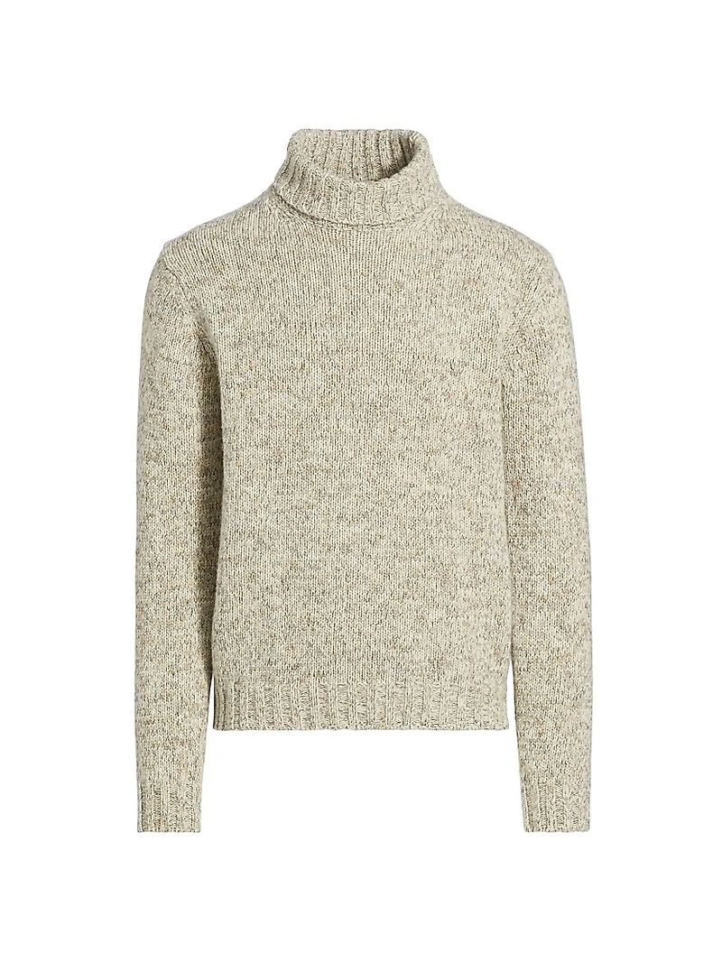 COLLECTION Melange Turtleneck Sweater