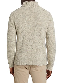 COLLECTION Melange Turtleneck Sweater