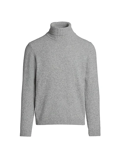 COLLECTION Melange Long-Sleeve Turtleneck