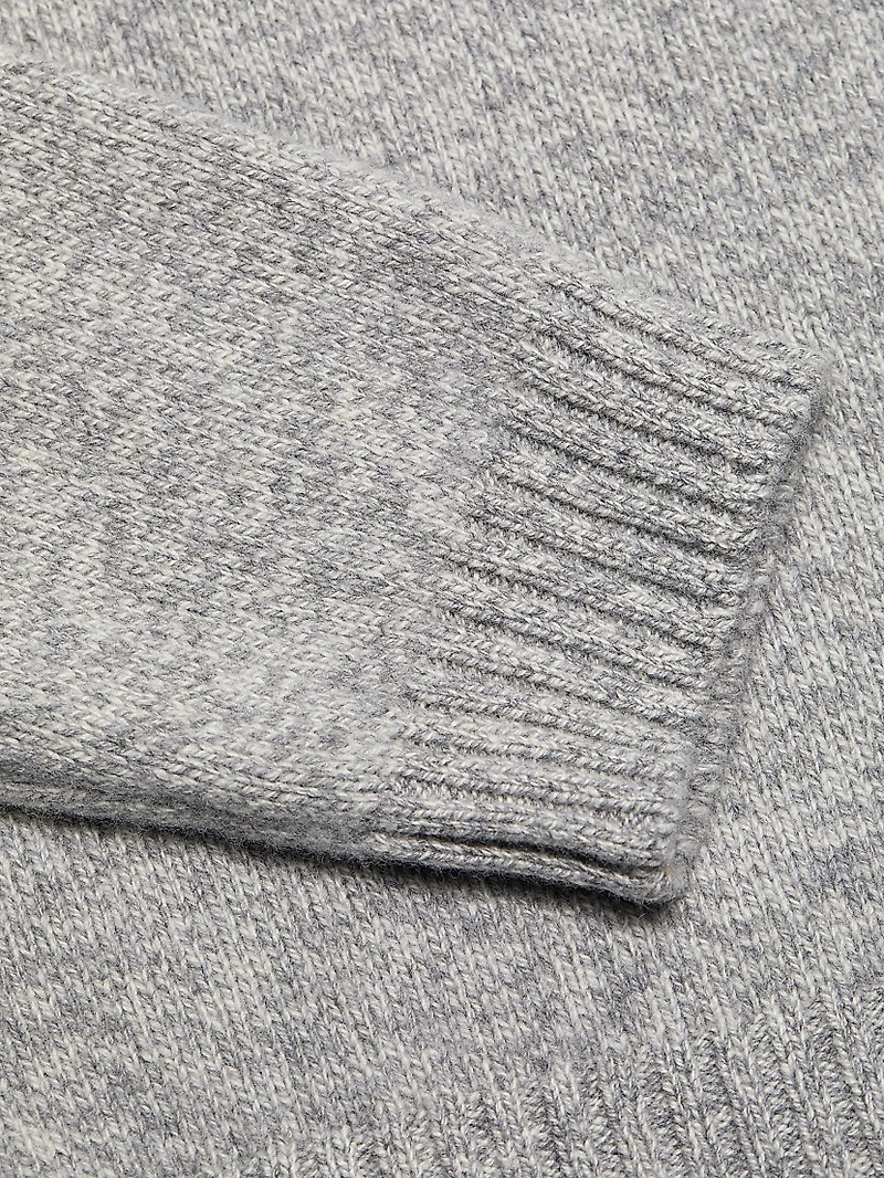 COLLECTION Melange Long-Sleeve Turtleneck