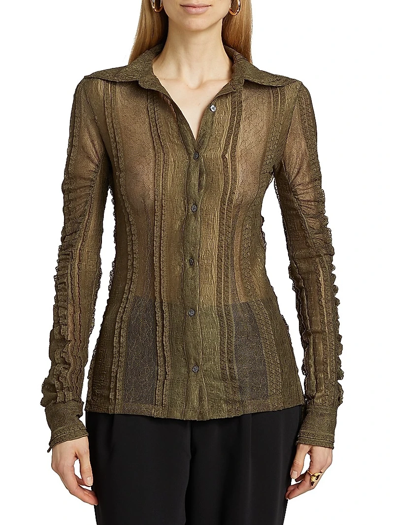 Sunday Scaries Luidas Lace Long-Sleeve Shirt