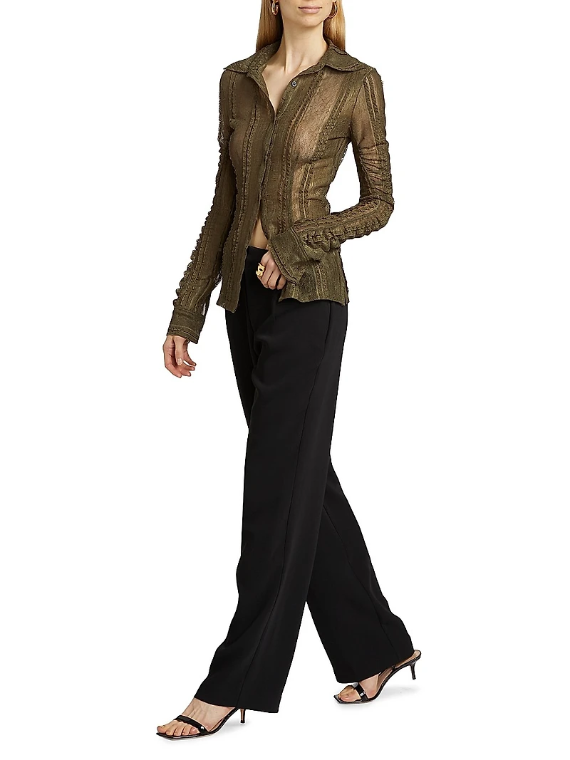 Sunday Scaries Luidas Lace Long-Sleeve Shirt