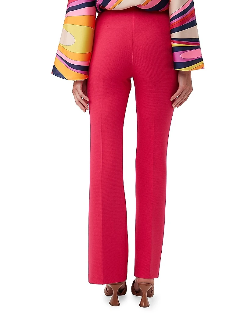 Boynton High-Rise Stretch Flared Pants