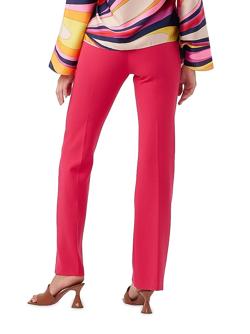 Boynton High-Rise Stretch Flared Pants