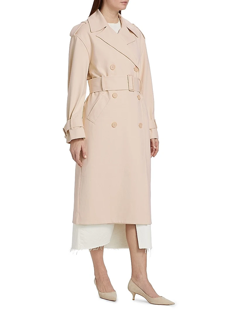 Double-Breasted Trench Coat