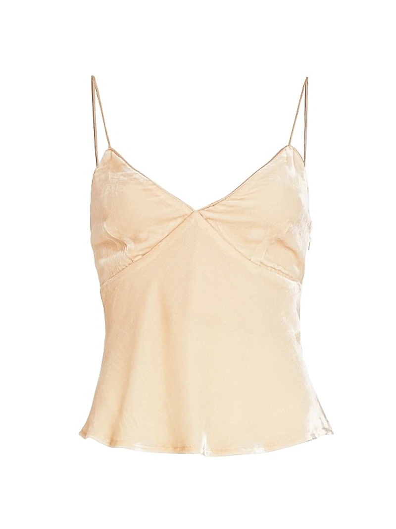 Velvet Bias-Cut Camisole