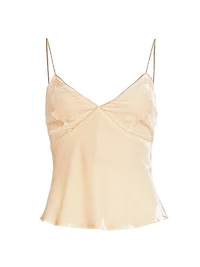Velvet Bias-Cut Camisole