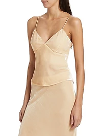 Velvet Bias-Cut Camisole