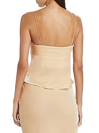 Velvet Bias-Cut Camisole