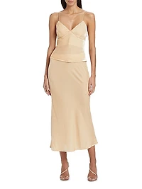 Velvet Bias-Cut Camisole