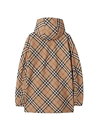 Oversized Check Coat