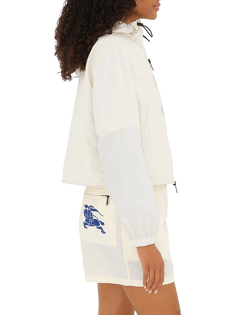 Equestrian Knight Design Zip Hoodie