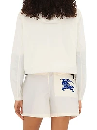 Equestrian Knight Design Zip Hoodie