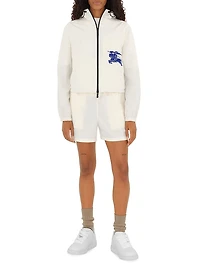 Equestrian Knight Design Zip Hoodie