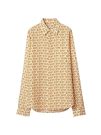 Printed Silk Blouse