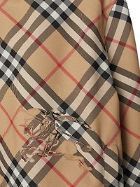 Check Drawcord Short Jacket