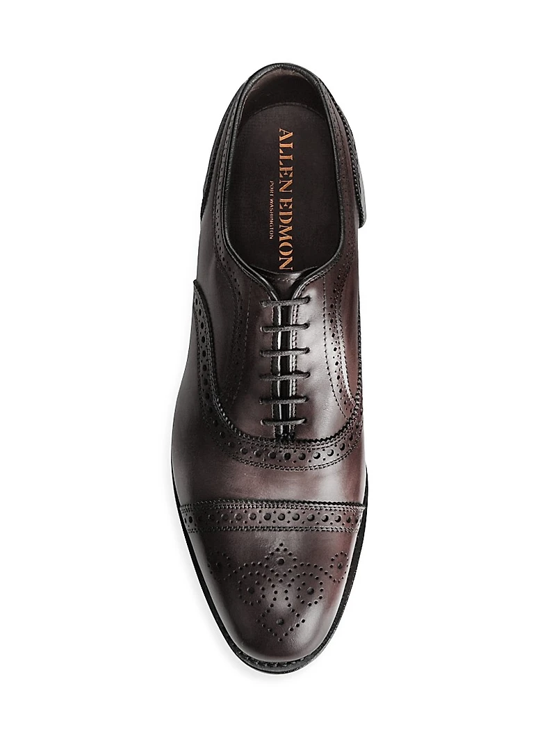 Strand Leather Cap-Toe Oxfords