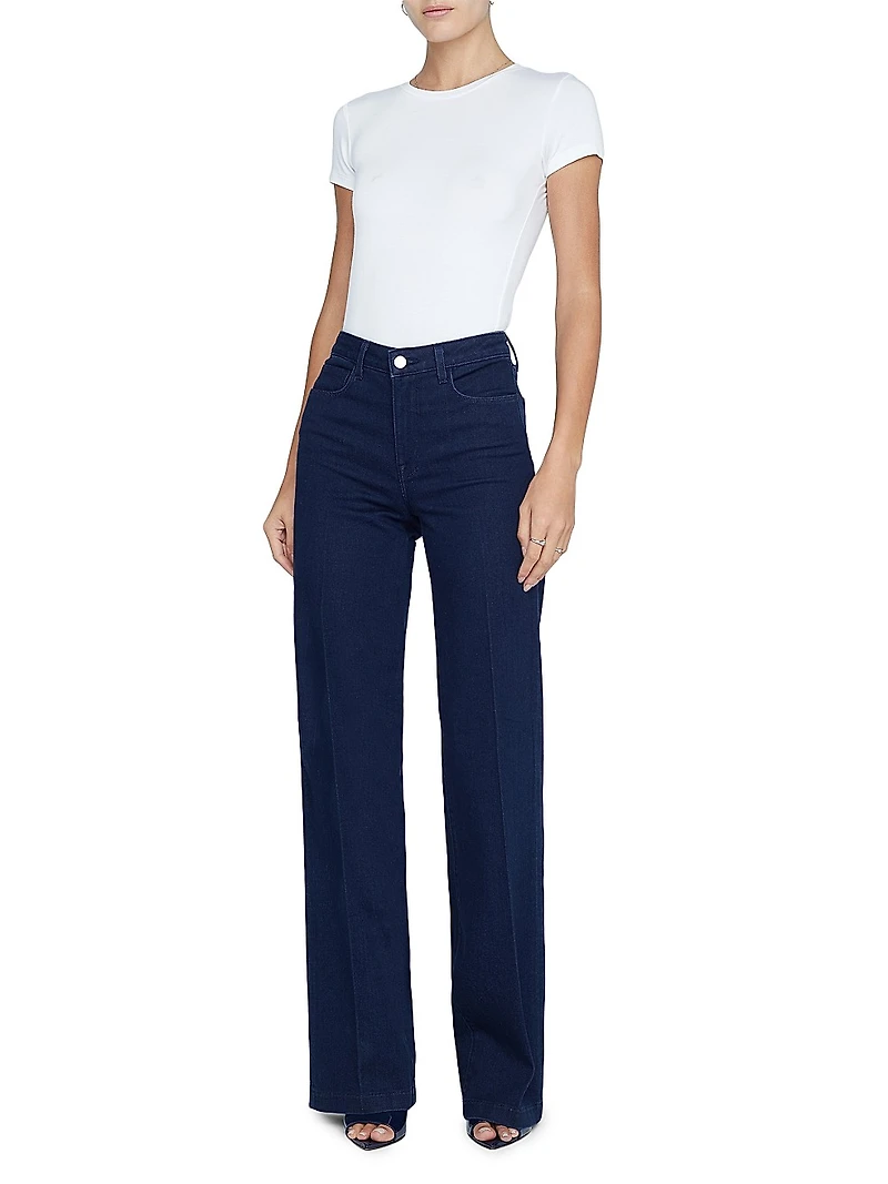 Clayton Wide-Leg Jeans