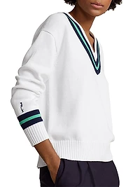 Cricket Striped Cotton Sweater
