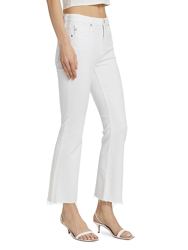Farrah Cotton-Blend Boot-Cut Jeans