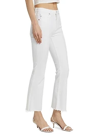 Farrah Cotton-Blend Boot-Cut Jeans