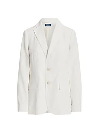 Tailored Satin Blazer