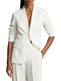 Tailored Satin Blazer