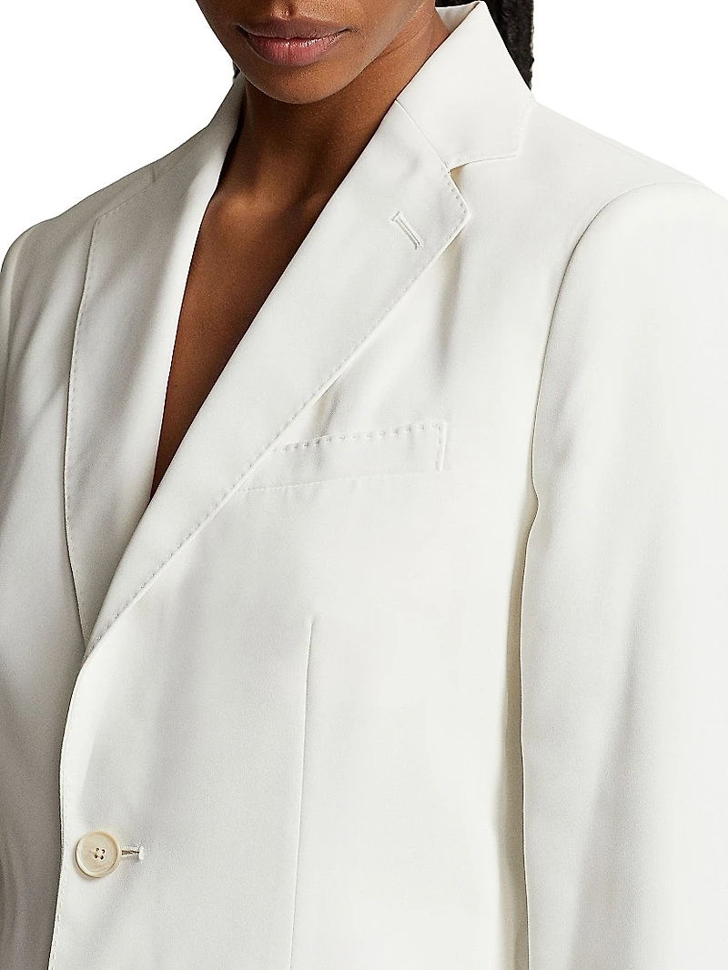 Tailored Satin Blazer