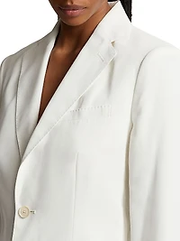 Tailored Satin Blazer