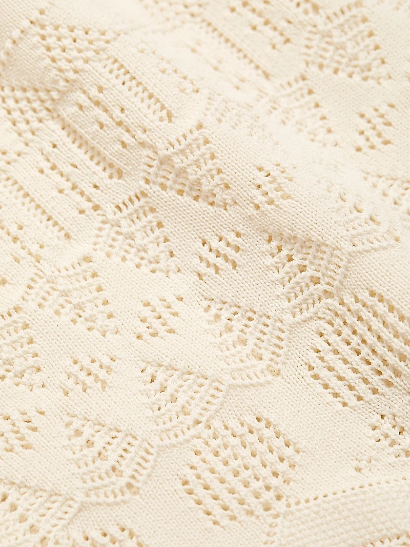 Amanda Pointelle Knit Top
