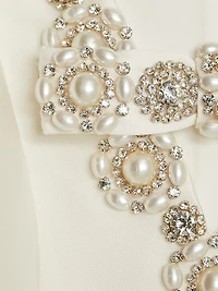 Millie Beaded Mikado Dress