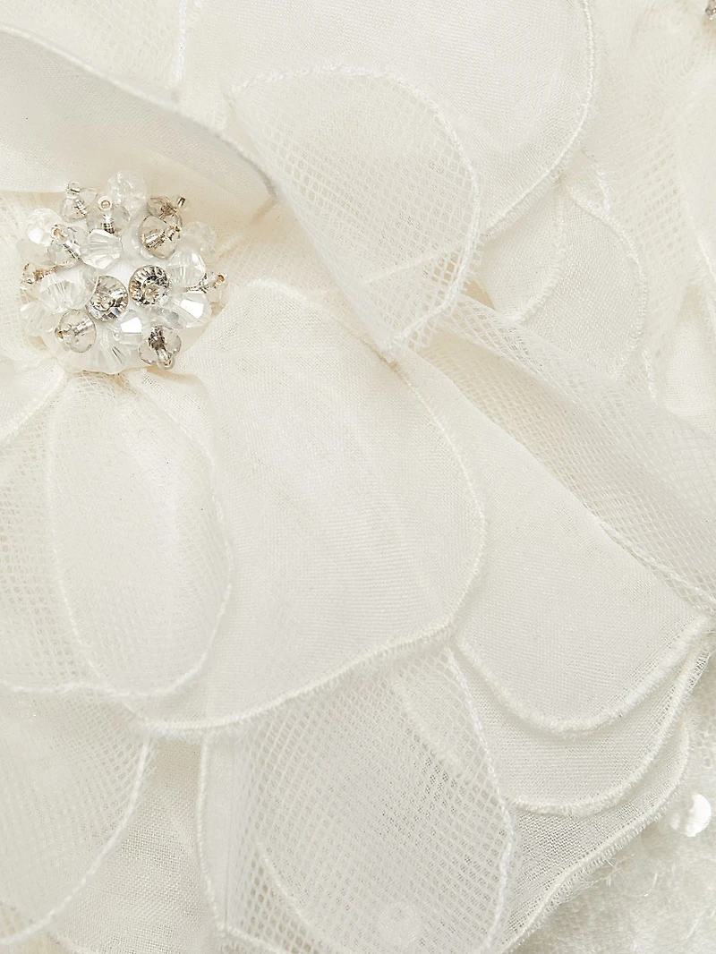 Dasha Sequined & Appliqué Minidress